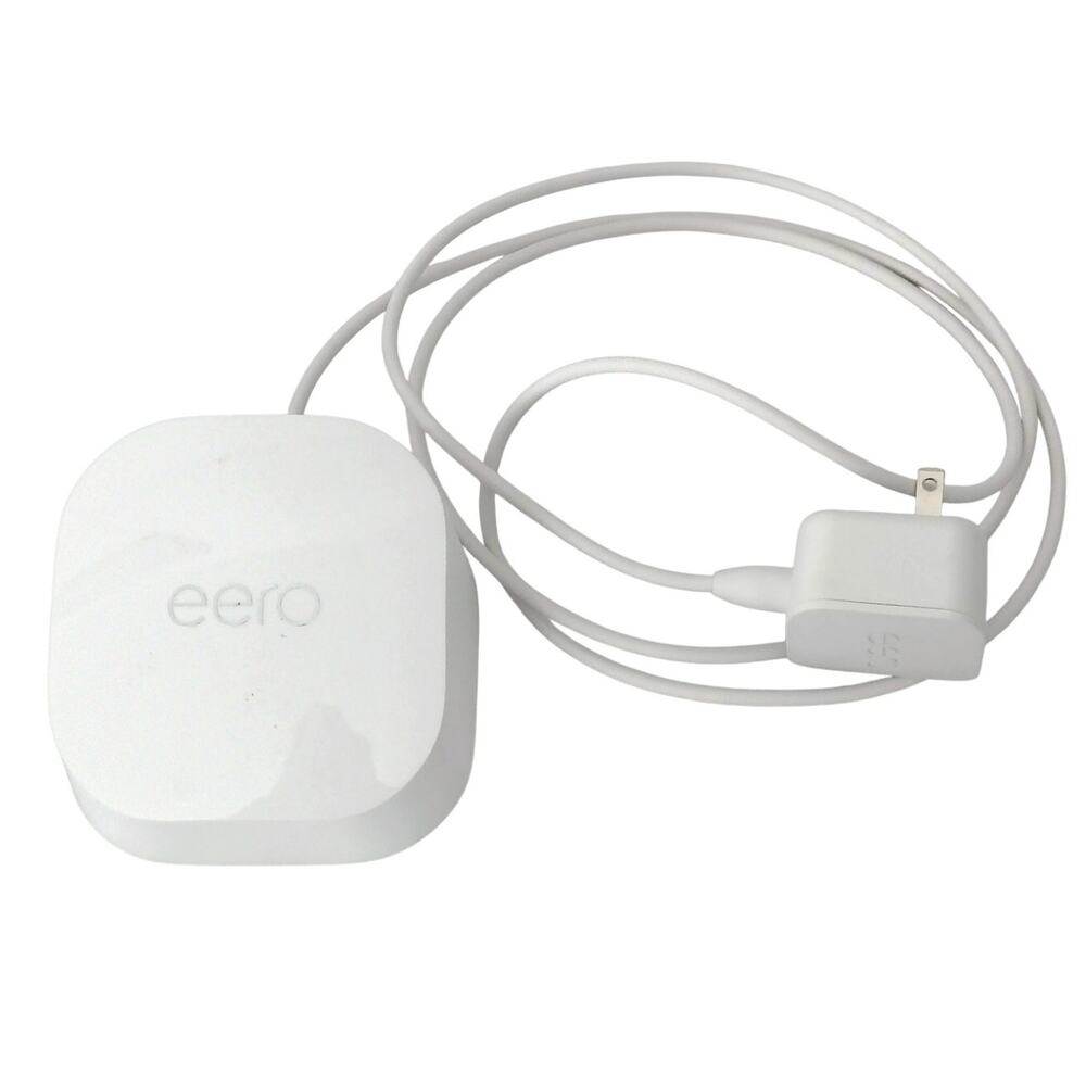 Amazon Eero 6+ Dual Band Mesh Wifi Router Home Internet R010001 White Adapter